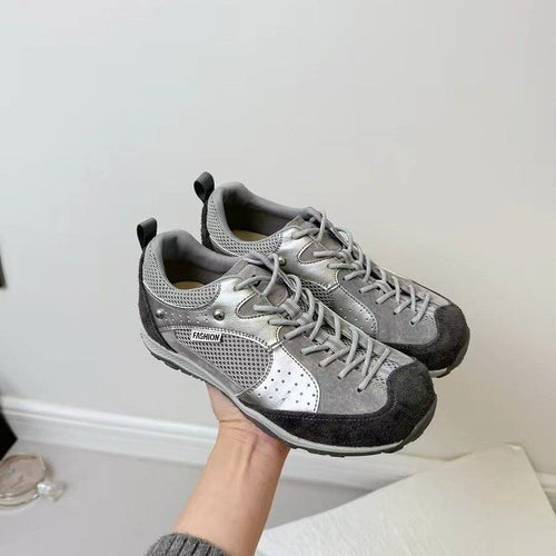Damen modische Freizeitschuhe mit atmungsaktiver Mesh-Oberfläche und rutschfester Sohle EB