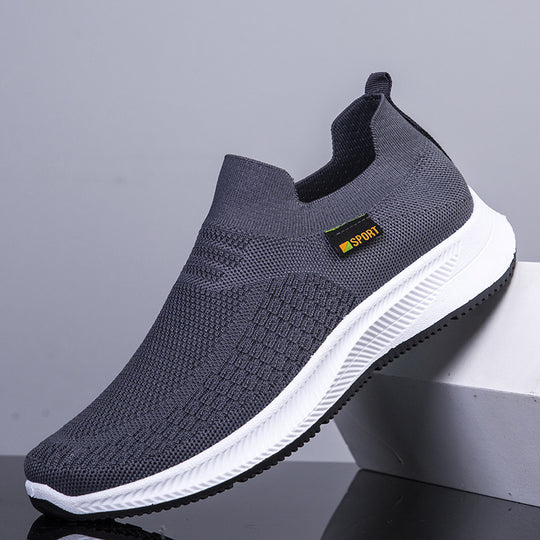 Damen Sportliche Sneaker mit elastischem Strickobermaterial EB