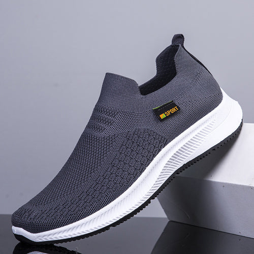 Damen Sportliche Sneaker mit elastischem Strickobermaterial EB