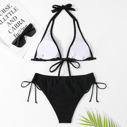 Damen Triangel-Bikini mit verstellbaren Trägern EB