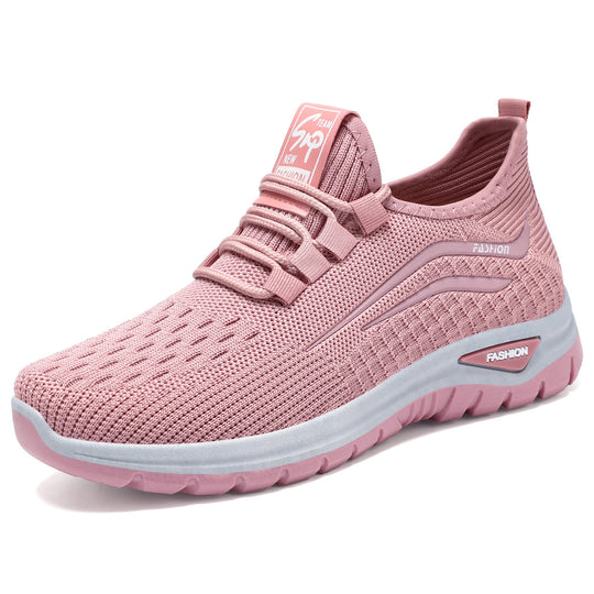 Damen leichtgewichtige Strick-Sneakers mit flexibler Sohle EB