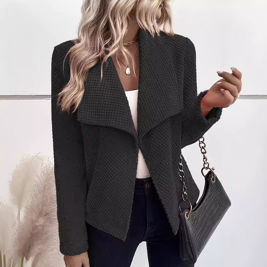 Damen Waffelstruktur Blazer EB
