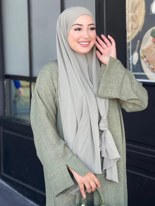 Damen Modisches Kaftankleid mit weitem Schnitt und eleganten Ärmeln EB