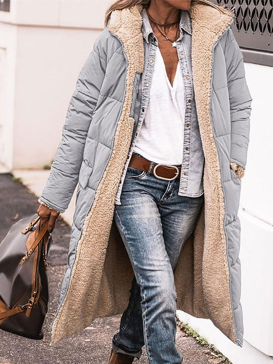 Damen Teddy-Parka mit besonders weichem Innenfutter und figurbetontem Design EB