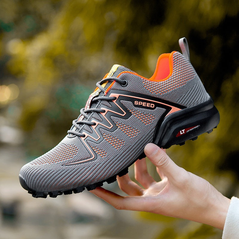 Damen Trailrunning-Schuhe mit atmungsaktivem Mesh-Obermaterial und rutschfester Profilsohle EB