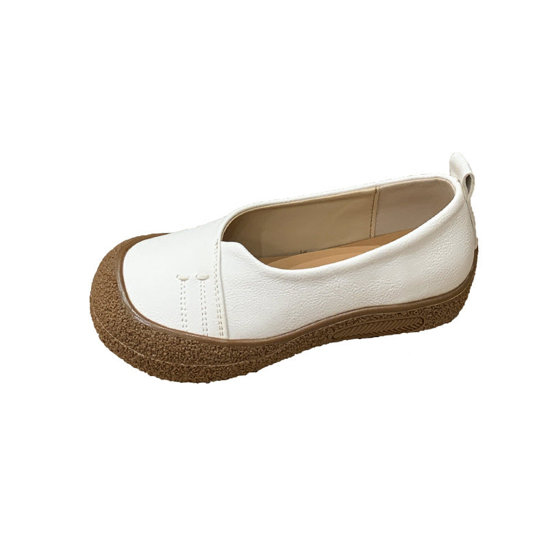 Damen komfortable Slip-On Halbschuhe mit rutschfester Sohle EB