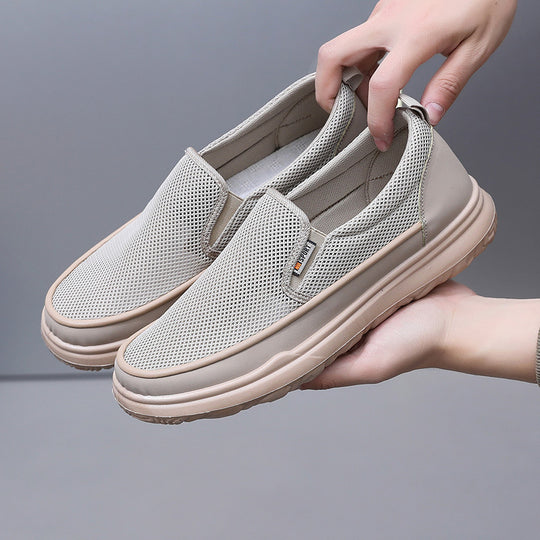 Damen Rutschfeste Mesh-Sneaker mit elastischem Einstieg EB