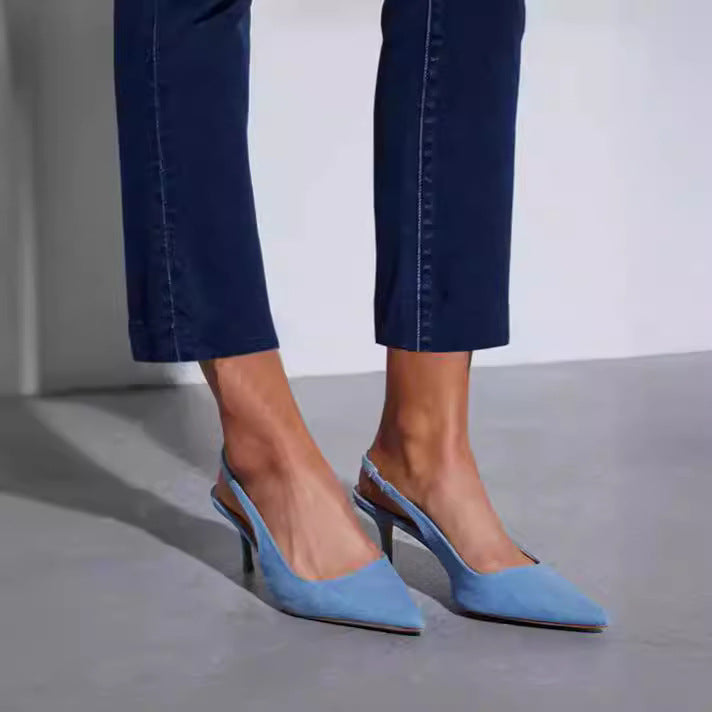 Damen Edle Cropped Jeans im klassischen Schnitt EB