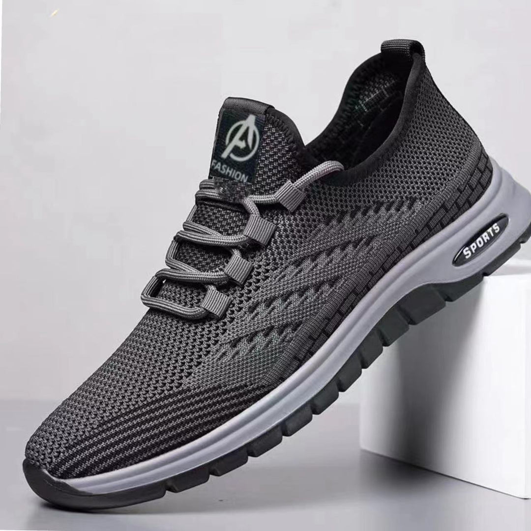 Herren sportliche Sneakers mit atmungsaktiver Mesh-Oberfläche und flexiblem Sohlenprofil EB