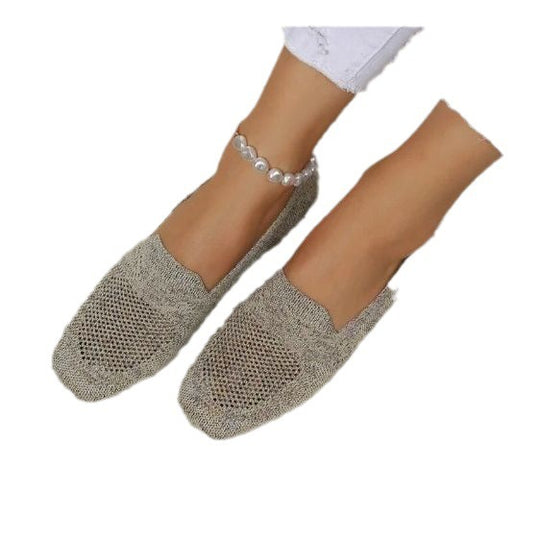 Damen Bequeme und luftige Slipper mit atmungsaktivem Obermaterial EB