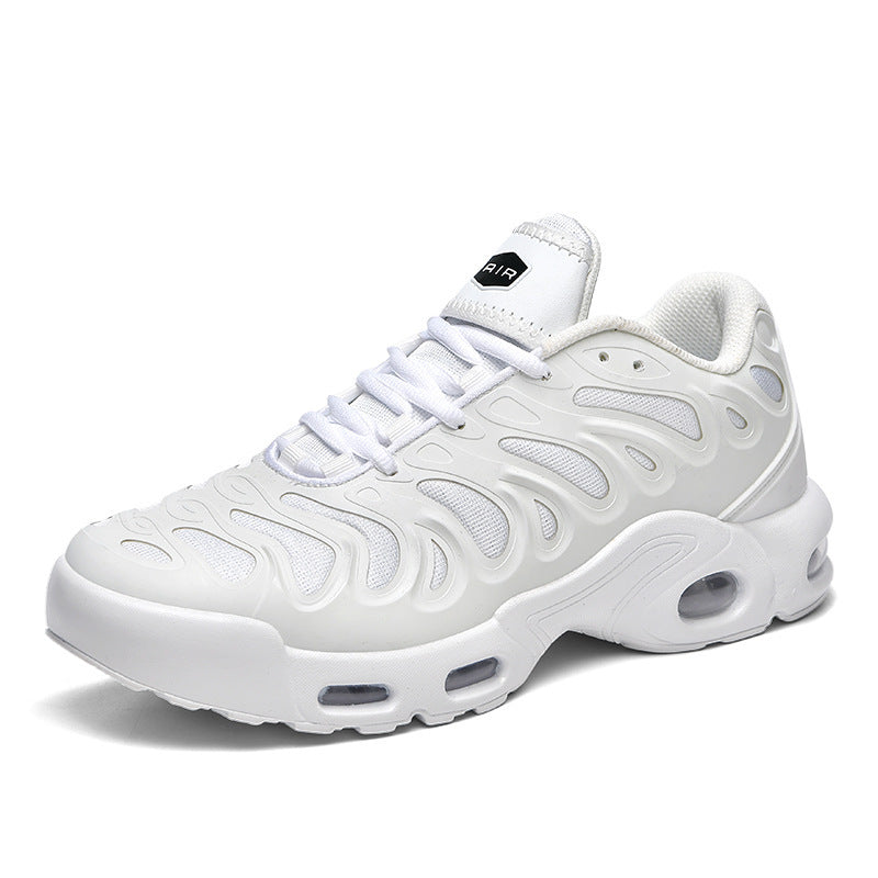 Herren futuristische Dämpfungs-Sneaker mit sichtbarer Luftkammer und strukturiertem Mesh-Overlay EB