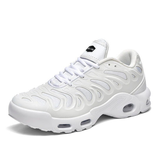 Herren futuristische Dämpfungs-Sneaker mit sichtbarer Luftkammer und strukturiertem Mesh-Overlay EB