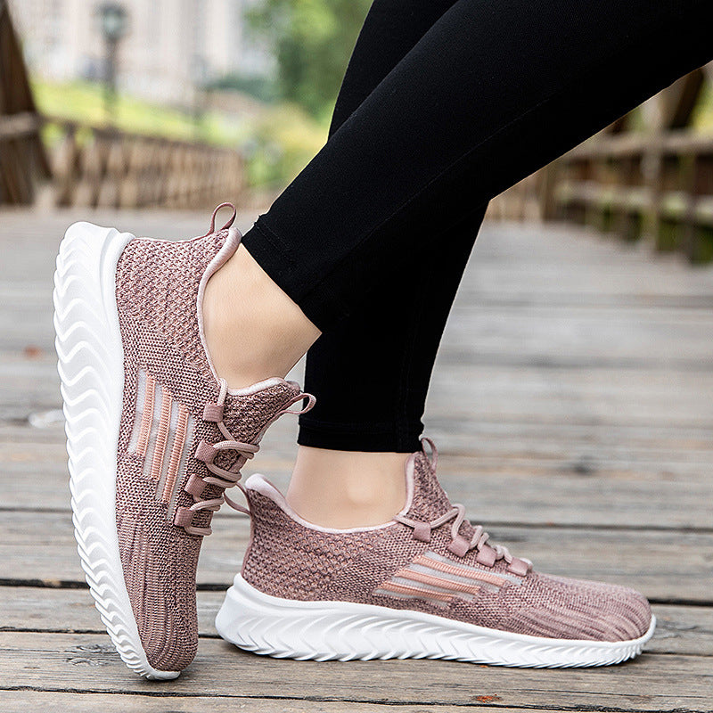 Damen Ultraleichte Sport Sneakers mit atmungsaktivem Obermaterial EB