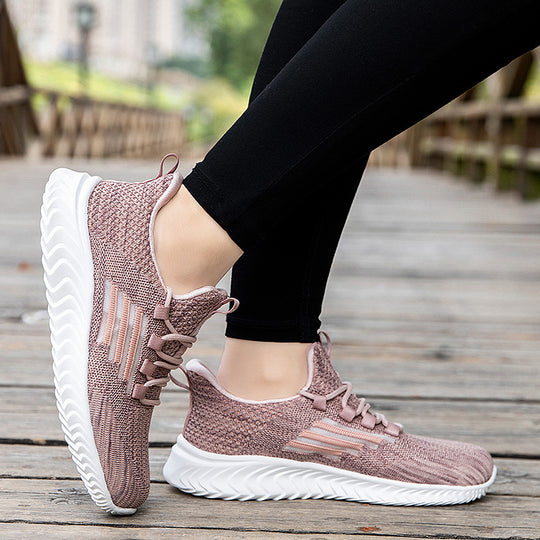 Damen Ultraleichte Sport Sneakers mit atmungsaktivem Obermaterial EB