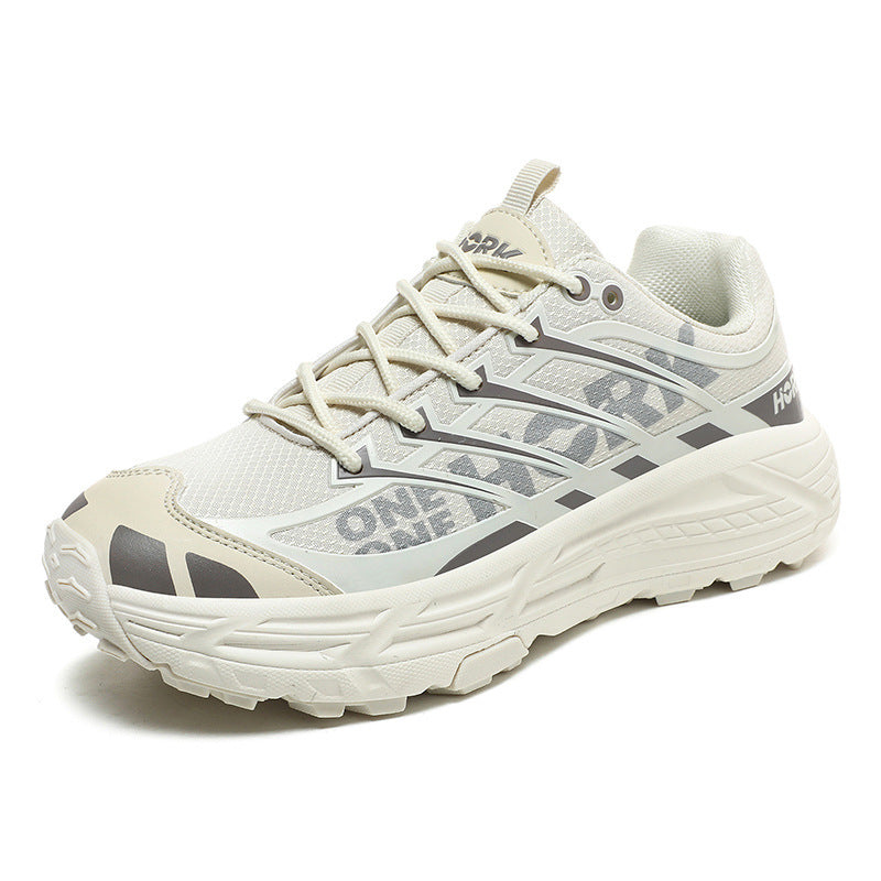 Herren technische Trailrunning-Sneaker mit stoßdämpfender Hohlkern-Zwischensohle verstärkter Zehenkappe und griffiger Offroad-Profilsohle EB