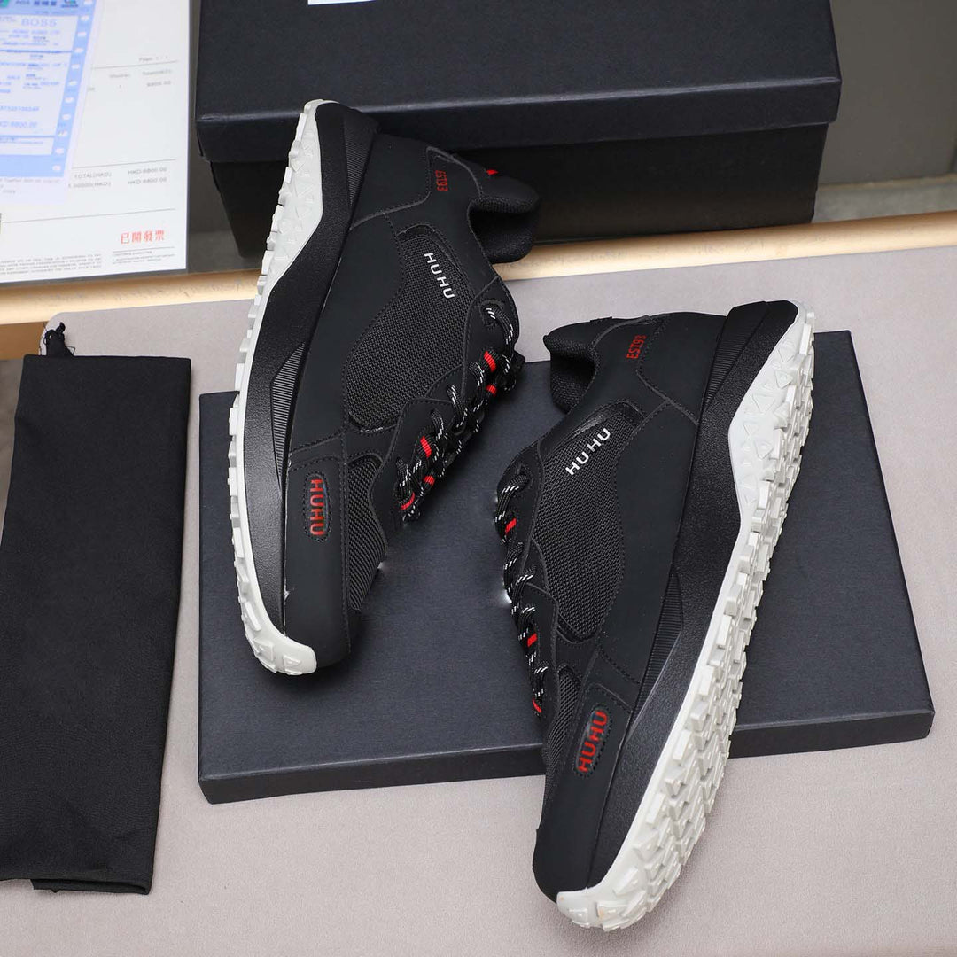 Damen Sportive Lauf-Sneaker mit rutschfester Sohle und atmungsaktiver Oberflächenstruktur EB