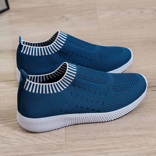 Damen atmungsaktive Sneakersocken mit elastischem Einstieg EB