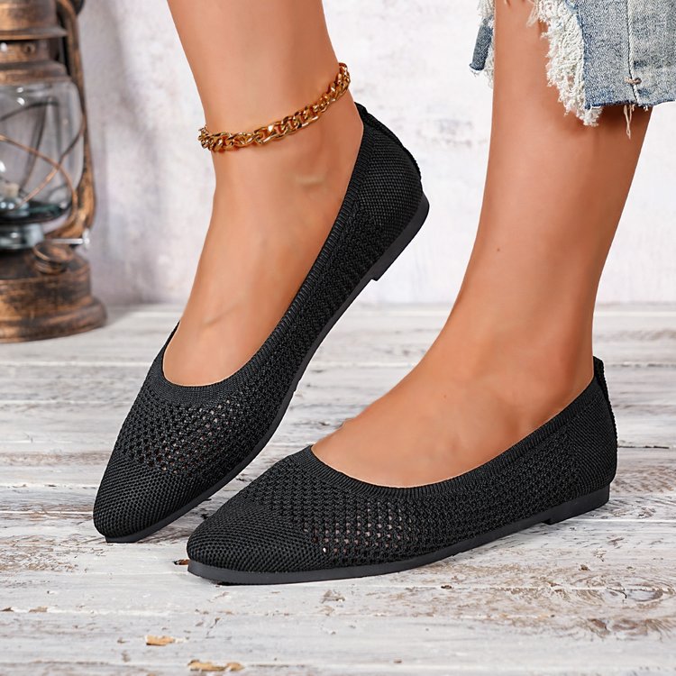 Damen Atmungsaktive und modische Slip-On Ballerinas EB