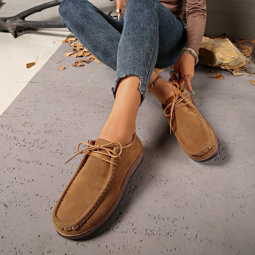 Damen Bequeme Mokassins mit traditionellem Design EB