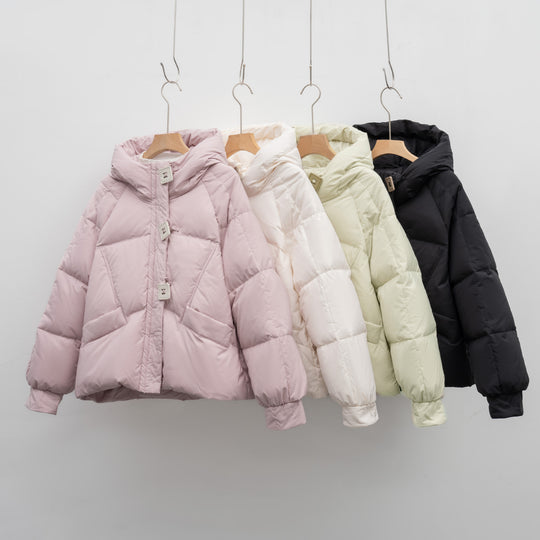 Damen Lässige Winterjacke mit voluminösem Design EB