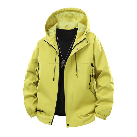 Herren technische Outdoor-Jacke mit atmungsaktiver Membran und multifunktionalen Taschen EB