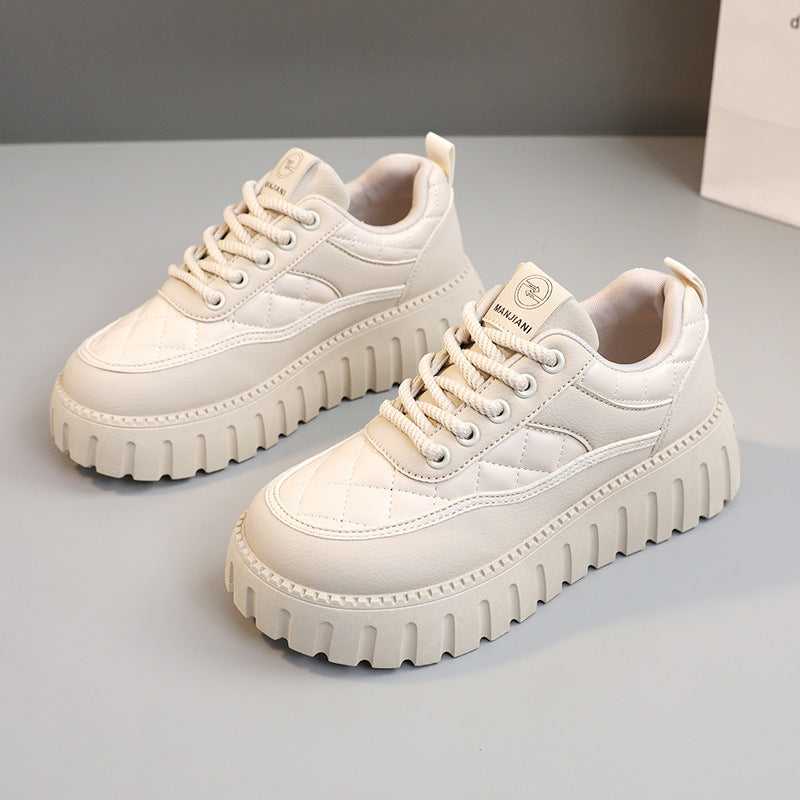 Damen modische Sneakers mit gepolstertem Sohlenprofil und robustem Obermaterial EB