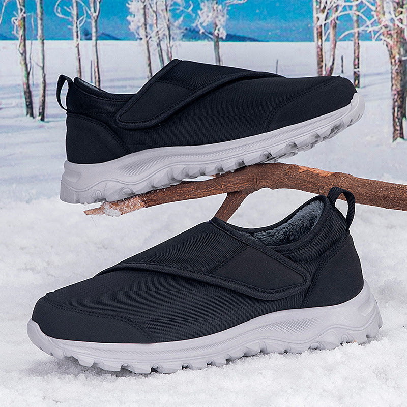 Damen Warmfutter Sneaker mit praktischem Klettverschluss EB