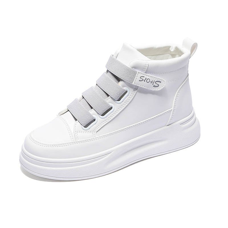 Damen Sportliche High-Top Sneakers mit verstellbaren Riemen EB