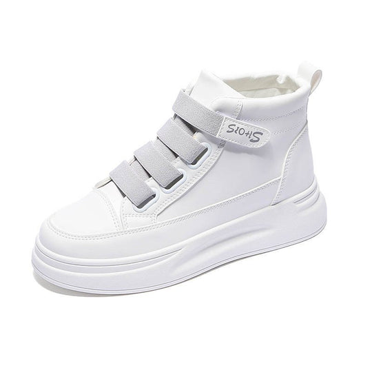 Damen Sportliche High-Top Sneakers mit verstellbaren Riemen EB
