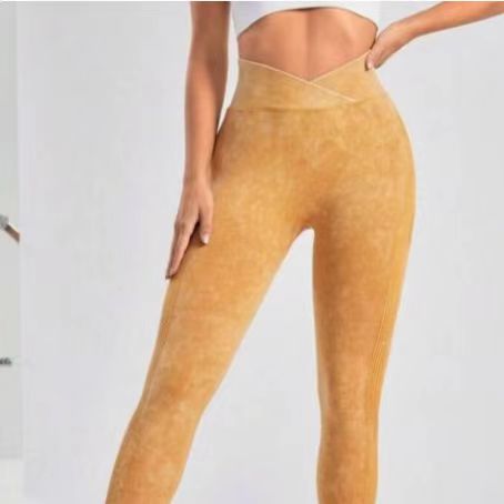 Damen Hochgeschnittene Sportleggings EB