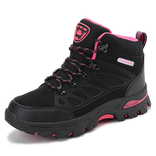 Damen Hochleistungs-Wanderschuhe mit rutschfester Profilsohle und atmungsaktivem Obermaterial EB
