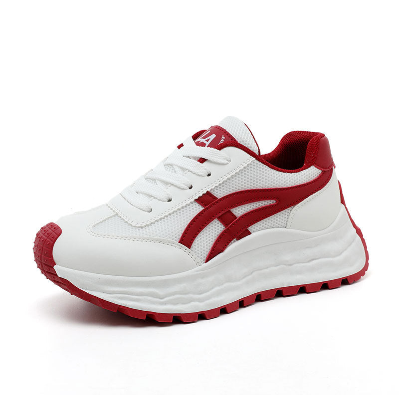 Damen moderne Sneaker mit atmungsaktiver Mesh-Oberfläche und dämpfender Laufsohle EB