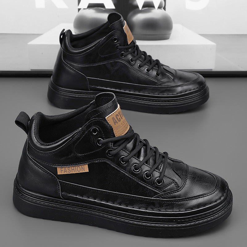 Damen Modische High-Top Sneakers mit rutschfester Sohle und Komfort-Futter EB