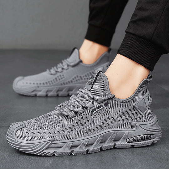 Damen Atmungsaktive Fitness Sneakers mit stoßdämpfender Sohle EB