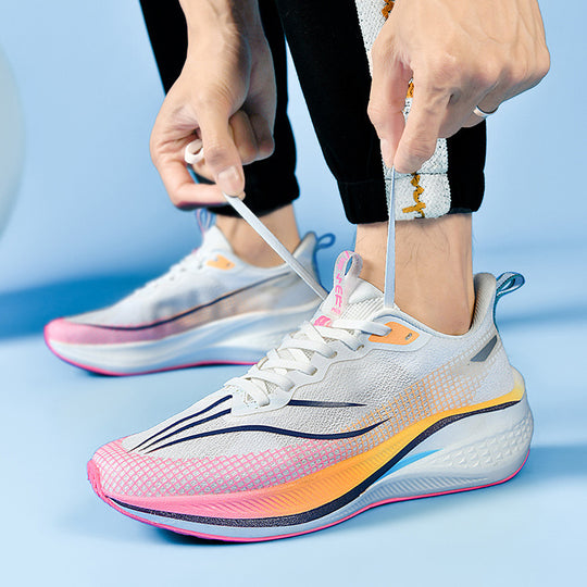 Damen leistungsstarke Laufschuhe mit atmungsaktiver Mesh-Oberfläche und dynamischem Dämpfungssystem EB