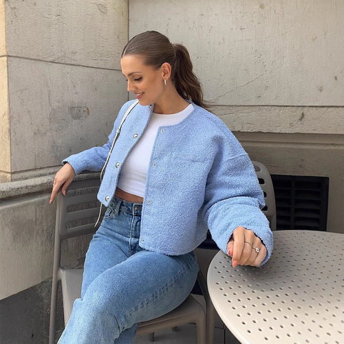 Damen Kurzjacke aus weichem Boucle EB