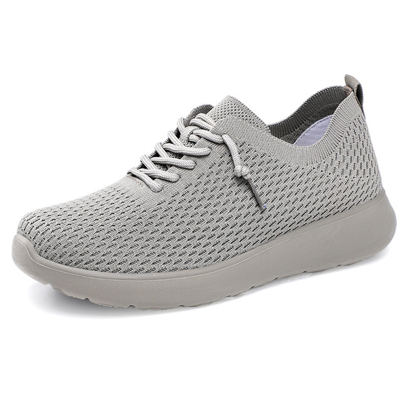 Damen Atmungsaktive Komfort Sneakers mit elastischem Schnürsystem EB