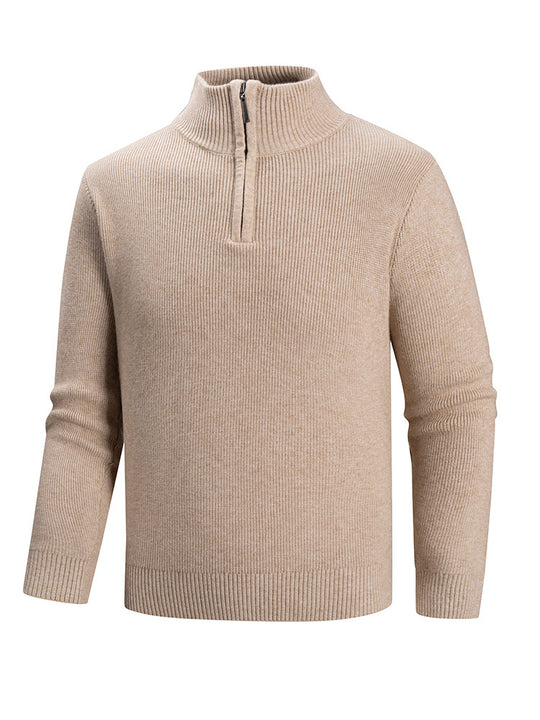 Herren Strickpullover mit hohem Kragen EB
