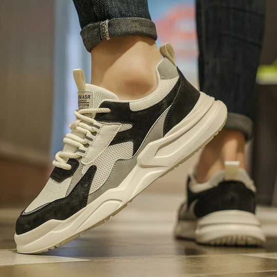 Damen Sportliche Freizeitsneaker mit atmungsaktivem Mesh-Obermaterial EB