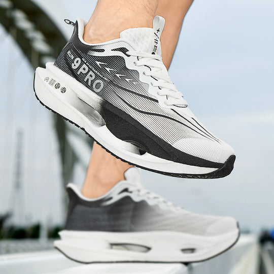 Unisex gedämpfte Wettkampf‑Laufschuhe mit Hohlkern‑Zwischensohle und atmungsaktivem Mesh‑Obermaterial EB
