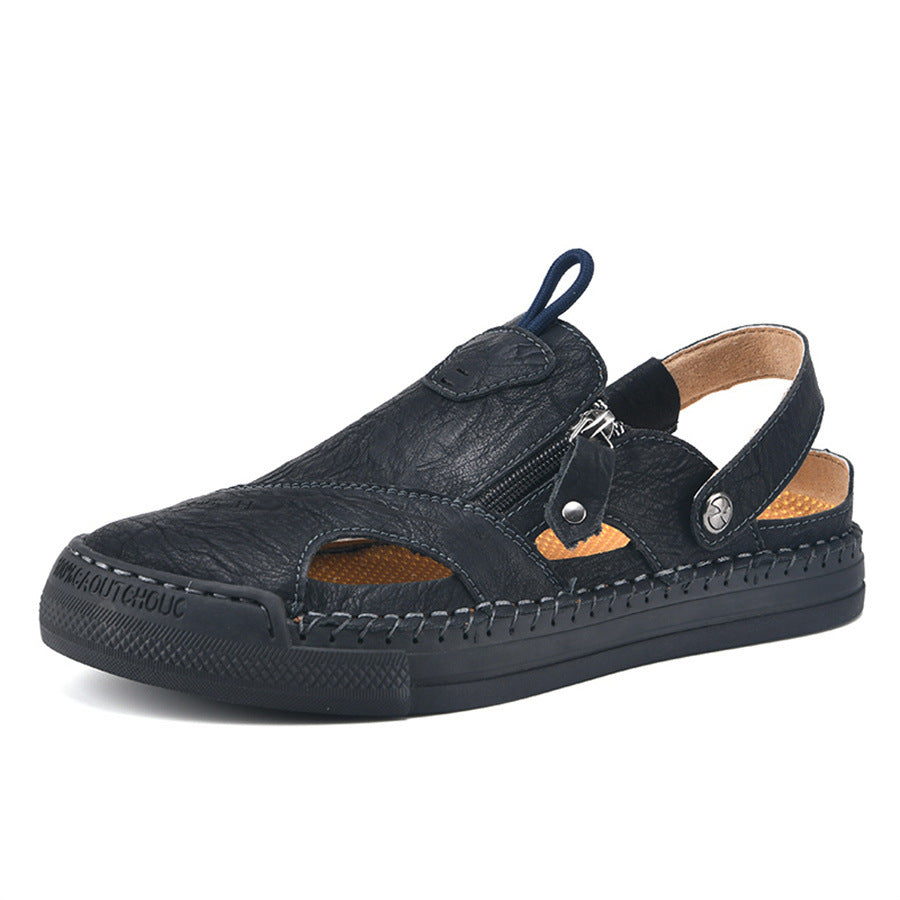 Damen Freizeitsandalen mit praktischem Reißverschluss EB