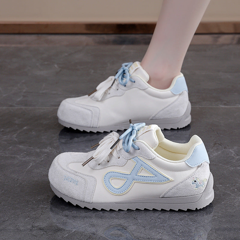 Damen modische Sneakers mit atmungsaktivem Obermaterial und sportlichem Komfort EB