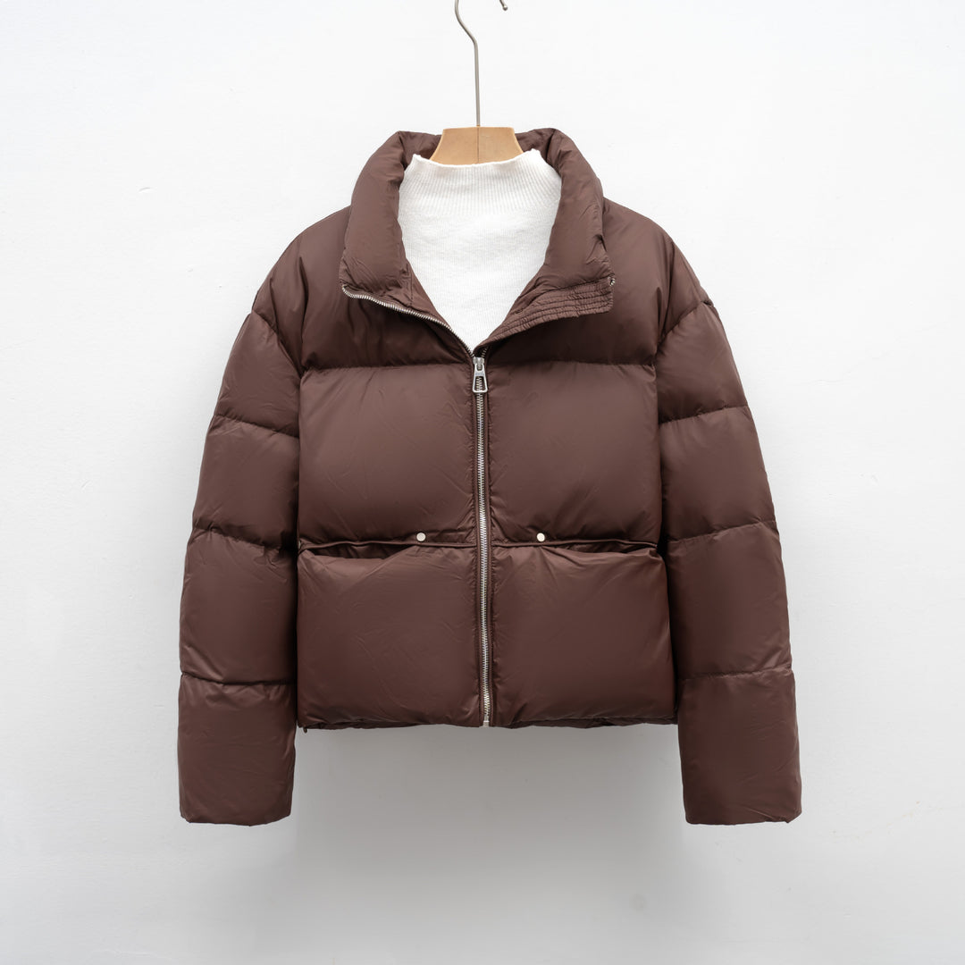 Damen hochwertige Steppjacke mit kurzem Schnitt EB