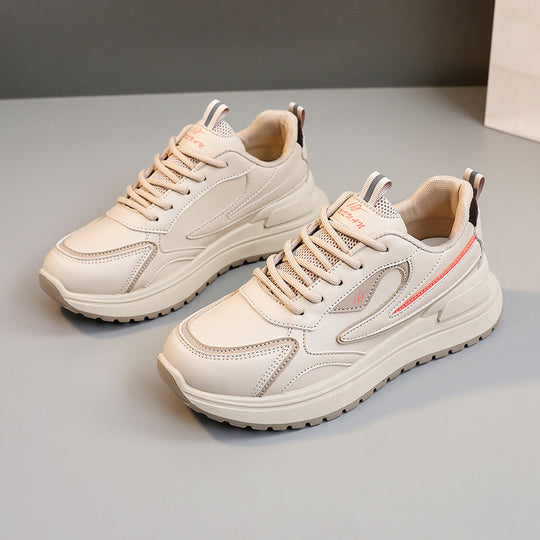 Damen sportliche Freizeitsneaker mit atmungsaktiver Mesh-Oberfläche und rutschfester Sohle EB