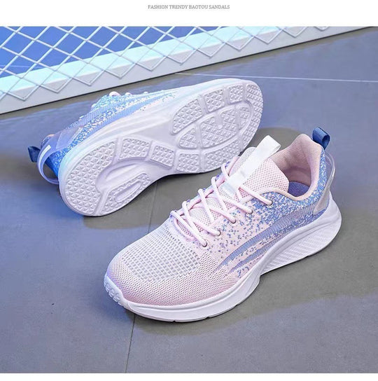 Damen Hochleistungs-Sneaker mit atmungsaktiver Strickoberfläche und dämpfender Sohle EB