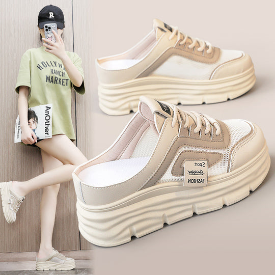 Damen Sportliche Sneakers mit hohem Plateau von EB