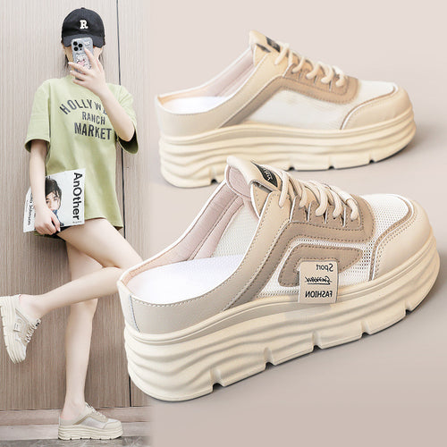 Damen Sportliche Sneakers mit hohem Plateau von EB