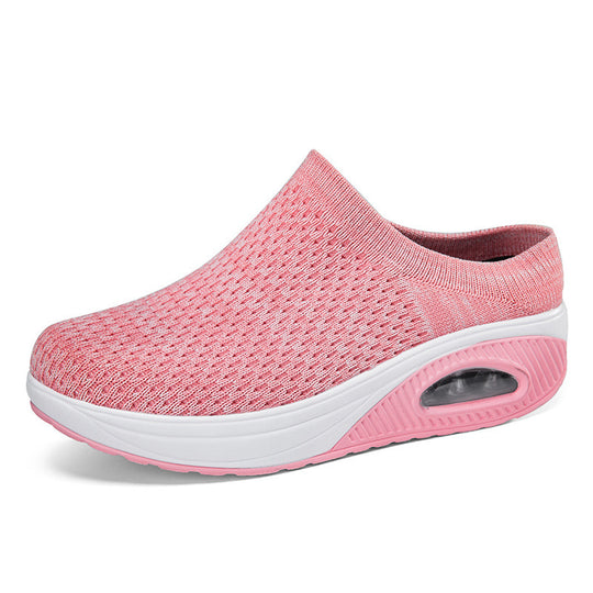 Damen Komfortable und atmungsaktive Clogs mit elastischem Obermaterial EB