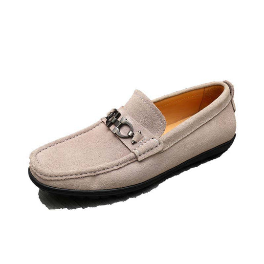 Damen Mokassin mit modischem Zierdetail aus hochwertigem Wildleder EB