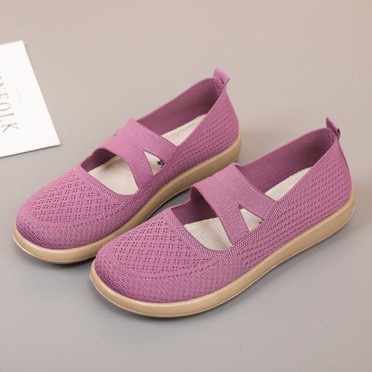 Damen Bequeme und atmungsaktive Slip-On Sneakers EB